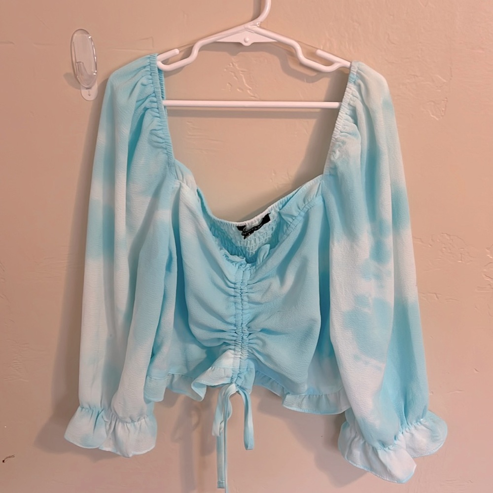 Papermoon women’s tye dye crop top size L